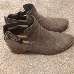 Taupe booties